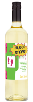 10,000 Steps | Events On-Call | Party Favor Pinot Grigio - Front Label