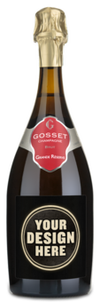 Gosset Grande Reserve Brut Champagne - Customization Options Available