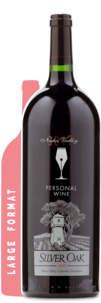 2017 Silver Oak Napa Valley Cabernet Sauvignon | 1.5L - Silver Engraving Example
