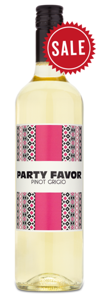 Party Favor Pinot Grigio - Winery Front Label