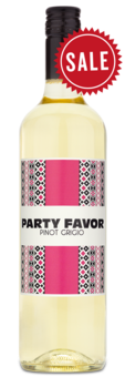 Party Favor Pinot Grigio - Winery Front Label