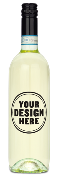 Party Favor Pinot Grigio - Black Engraving Example