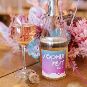 Bellanima Prosecco Rose Wine - Add Label or Engraving