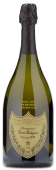 Dom Perignon Vintage Champagne - Gold Engraving Example