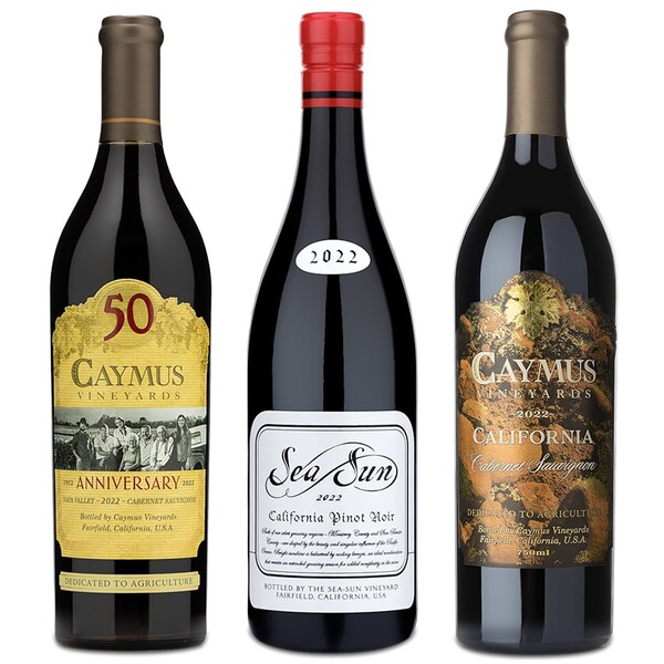 Caymus Napa Valley Sauvignon Sea Sun Pinot Noir Caymus California Cabernet