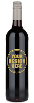 Avaline Red Blend - Gold Engraving Example