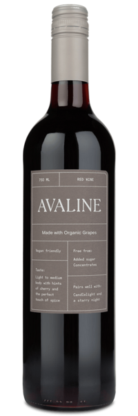 Avaline Red Blend - Winery Front Label
