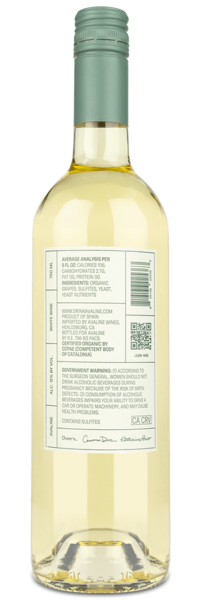 Avaline White Blend - Winery Back Label