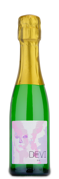 Devi Blanc de Blancs Mini Bottles - Winery Front Label