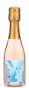 Devi Brut Rose Mini Bottles - Winery Front Label