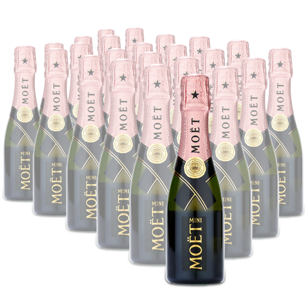 Moet Imperial Rose Champagne 187ml (Case of 24)