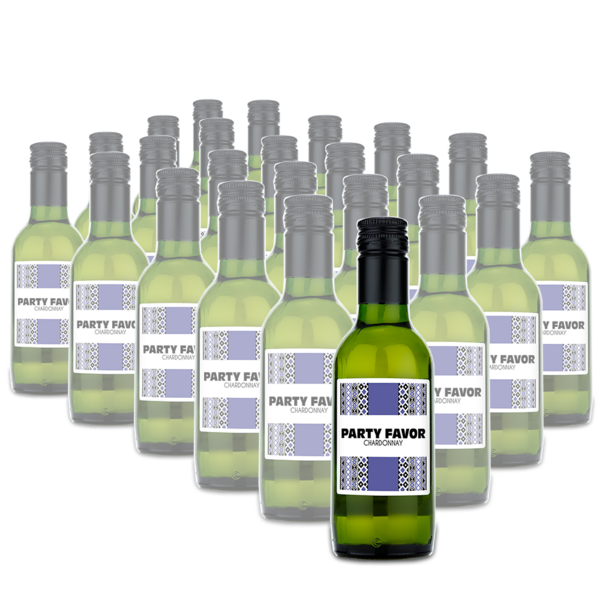  Party Favor Chardonnay Minis (Case of 24)