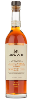 Mt. Brave Kentucky Bourbon - Gold Engraving Example