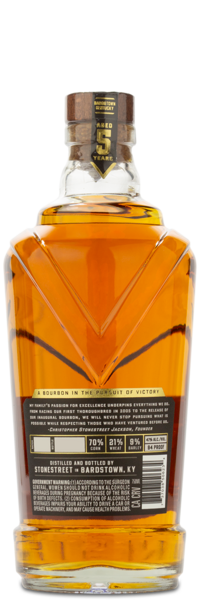 Stonestreet Kentucky Bourbon - Bottle Back