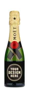 Moet Imperial Brut Champagne 187ml - Custom Label Example