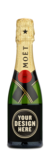 Moet Imperial Brut Champagne 187ml - Custom Label Example