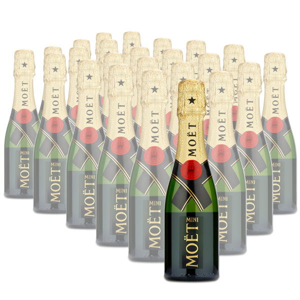Moet Imperial Brut Champagne 187ml - Full Case of 24 Bottles