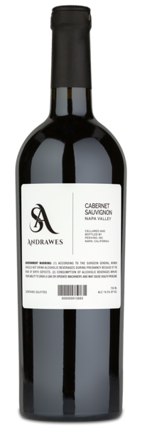 Andrawes Napa Valley Cabernet Sauvignon - Winery Back Label