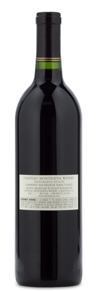 Chateau Montelena Estate Cabernet Sauvignon - Winery Back Label