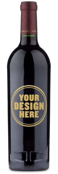 2022 Opus One Napa Valley - Bottle Back Engraving Example