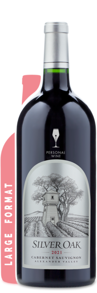 2021 Silver Oak Alexander Valley Cabernet Sauvignon | 3L - Silver Engraving Example