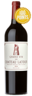 2016 Chateau Latour Grand Cru - 100 Point Rated Wine