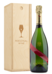 G.H. Mumm Brut Champagne w/Engraved Wine Box - Bottle with Engraved Box