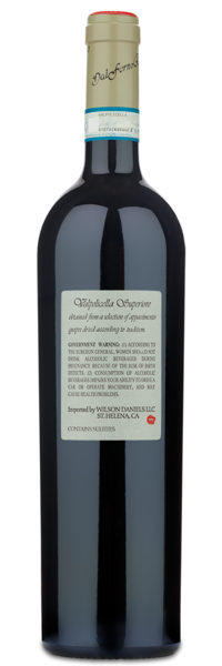 2014 Dal Forno Romano Valpolicella Superiore - Winery Back Label
